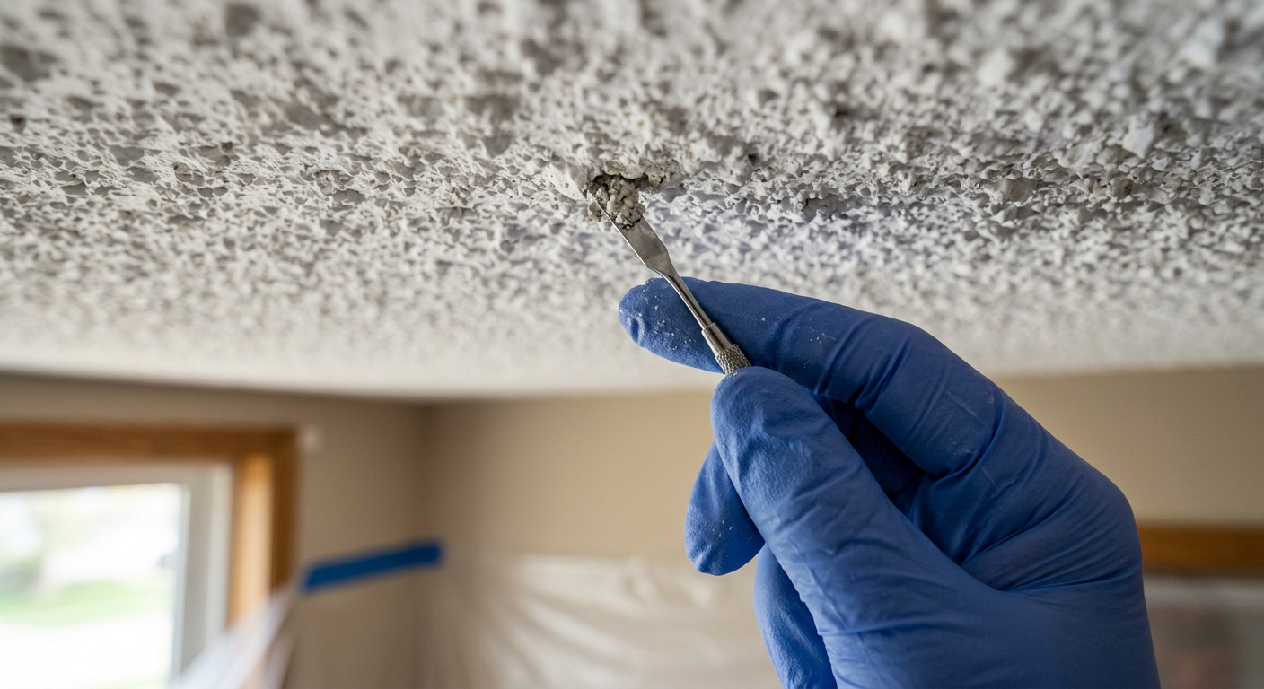 A Homeowner’s Guide to Popcorn Ceiling Asbestos Testing